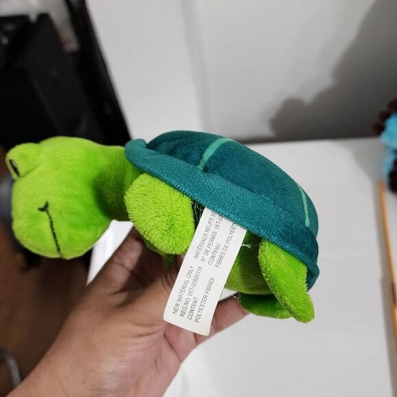 Kids Cute Mini Baby Green Soft Turtle Plush FREE with $30 Bundle Purchase - Picture 2 of 8